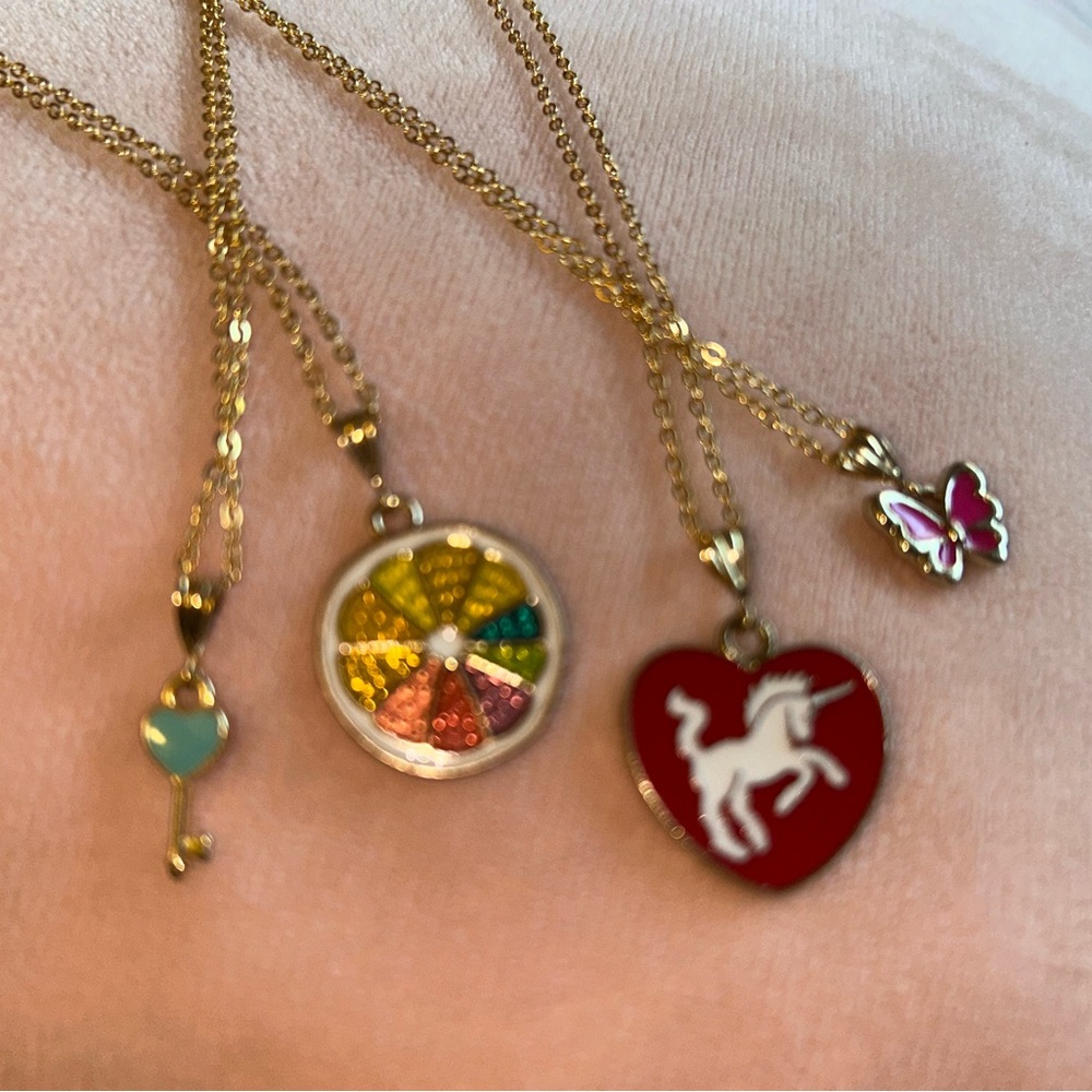 Blue🩵Key🔑 Necklace - Picture 10 of 11